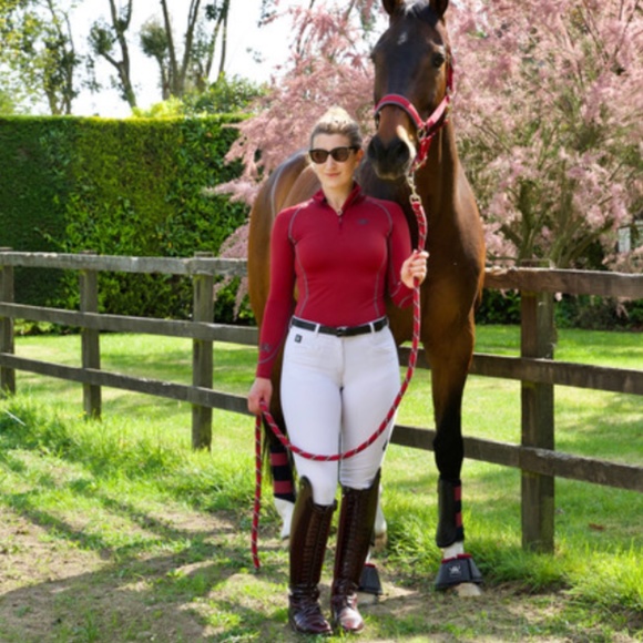 Woof Wear Performance Riding Shirt -Shiraz - Picture 2 of 11